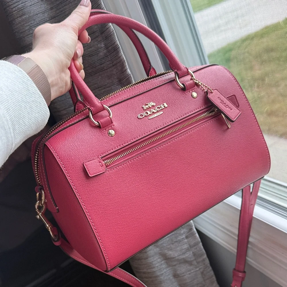 Coach Rowan Satchel with Signature Wallet; last pic best for color - Picture 14 of 14
